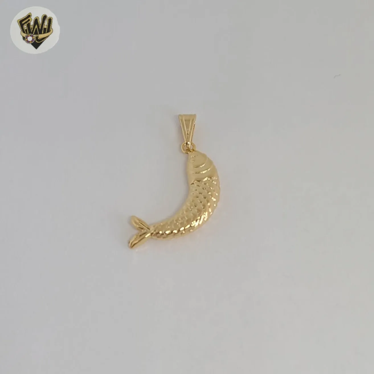 (1-2436-1) Gold Laminate - Fish Pendants - BGF