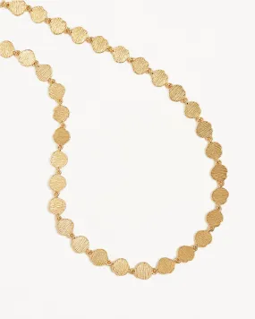 18k Gold Vermeil Woven Light Choker