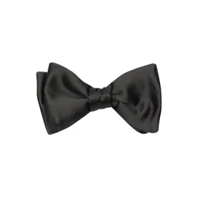 8 cm Black Duchess Silk Self-Tie Bow Tie