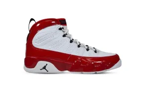 AIR JORDAN 9 (GS) "White Gym Red"