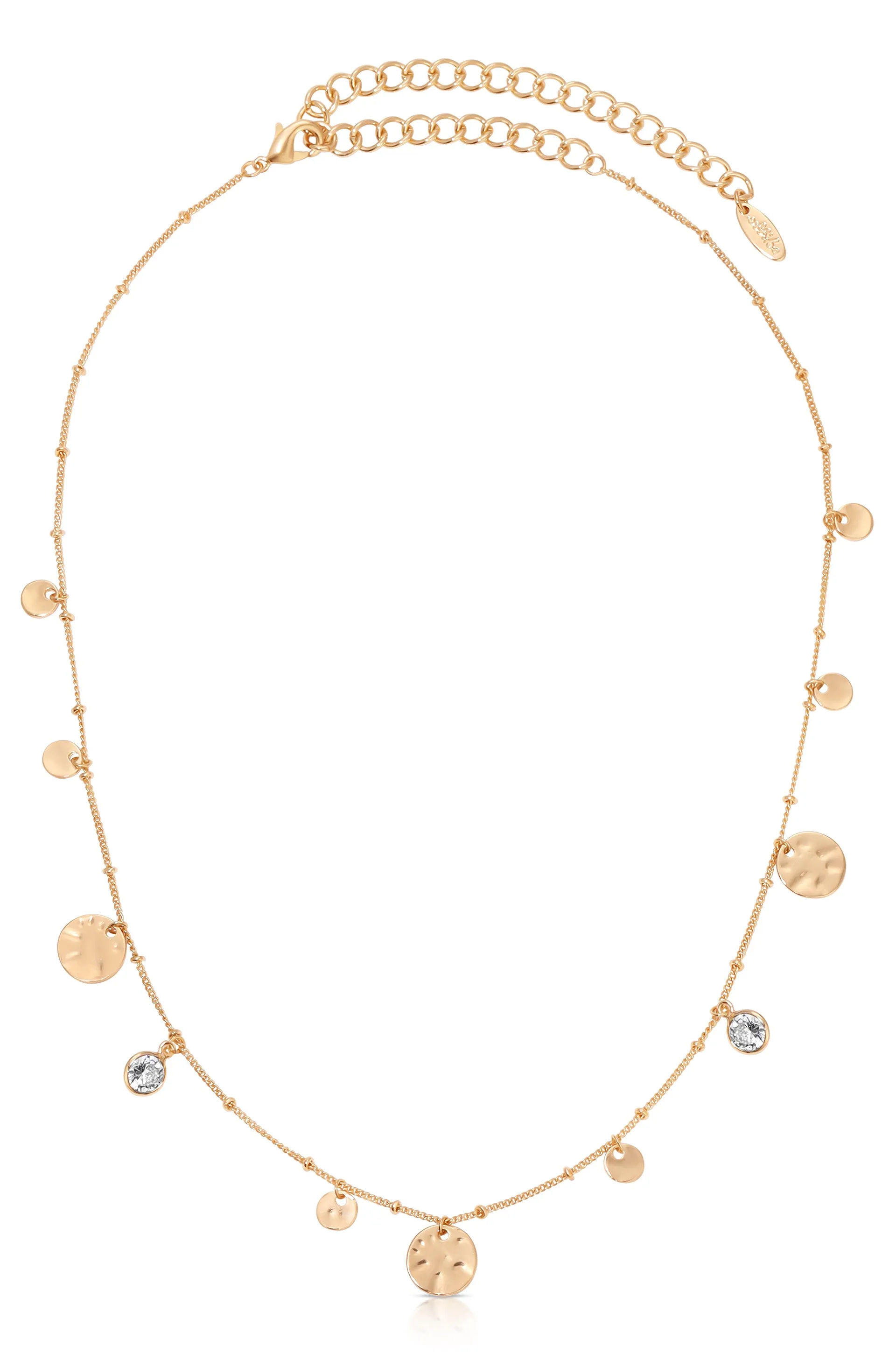 All in Layered Crystal Necklace Set