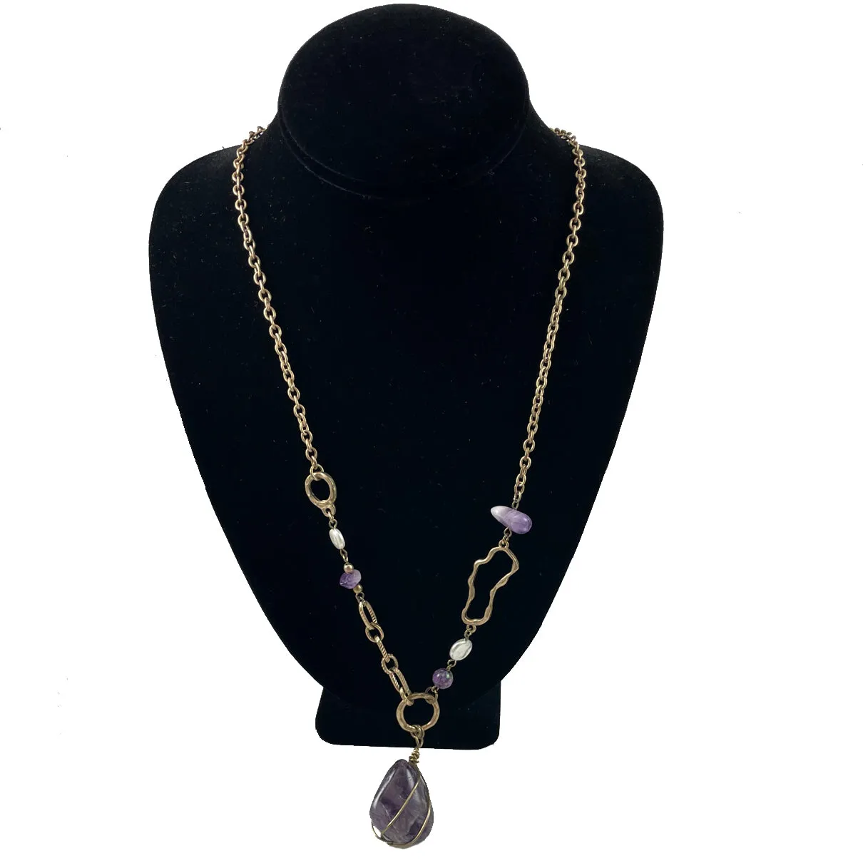 Amethyst Pendant Necklace