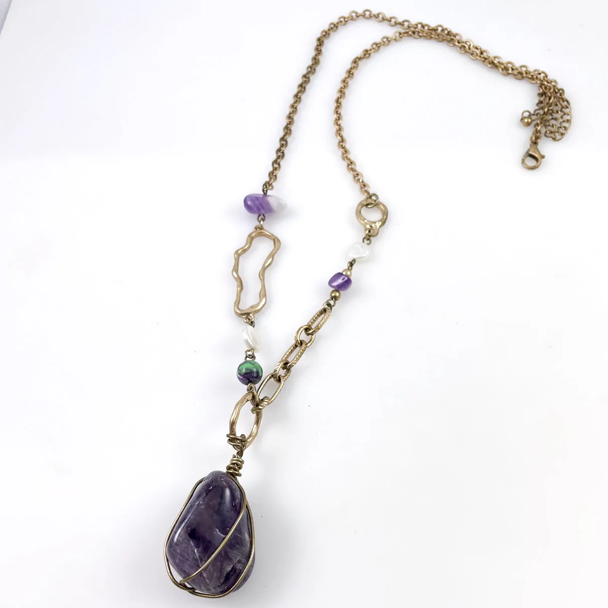 Amethyst Pendant Necklace