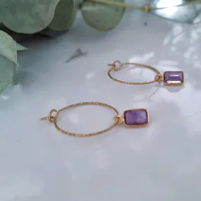 Amethyst's earrings