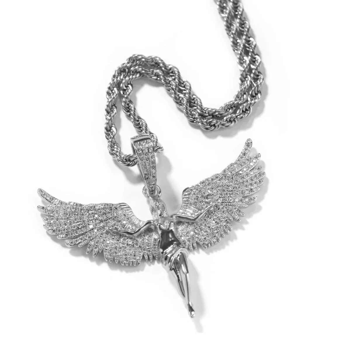 Angel Wings Pendant Necklace