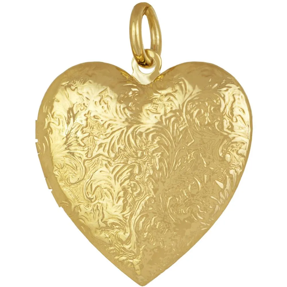 Antique Heart Locket Necklace