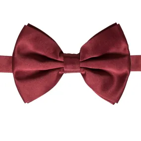 Axis Burgundy Adjustable Satin Bowtie