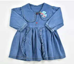 Baby Mdchen Jeans-Kleid 100% Baumwolle -2282TW