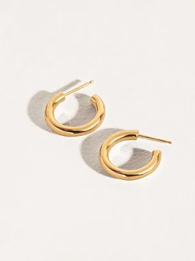 Bassel Chunky Hoop Earrings