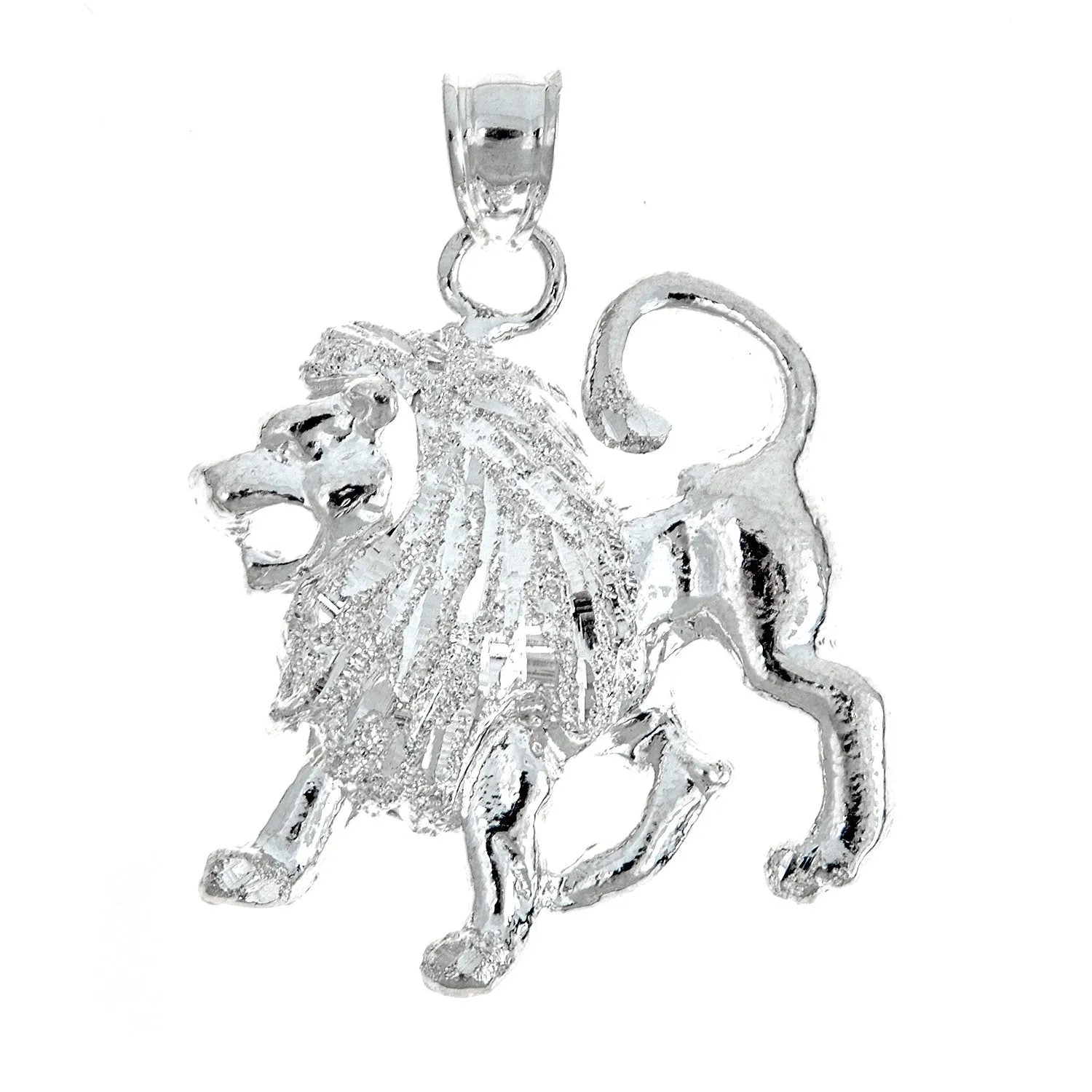 Better Jewelry 925 Sterling Silver Leo Pendant - MADE IN USA (9 grams)