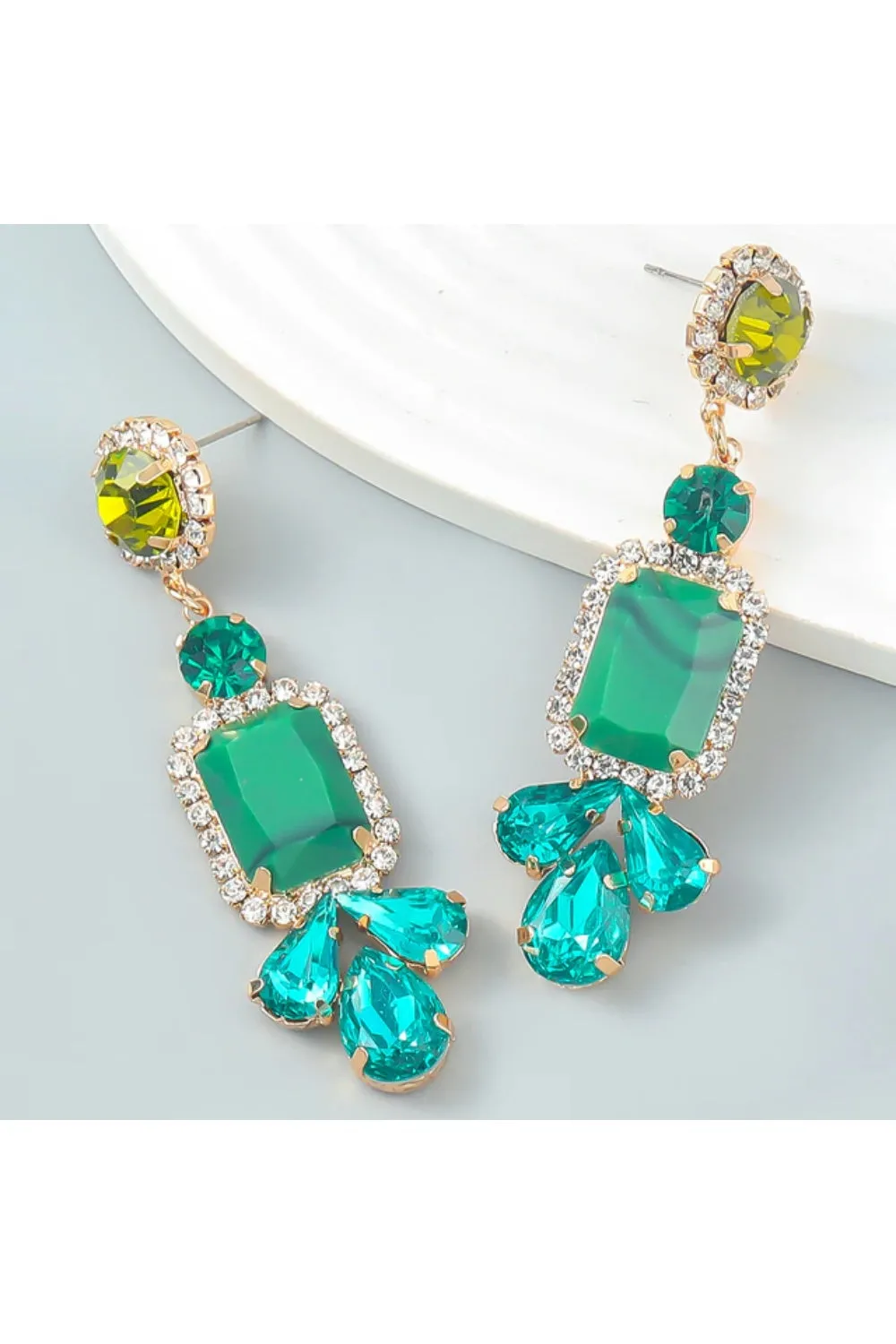 BILLIE JEAN EARRINGS GREEN