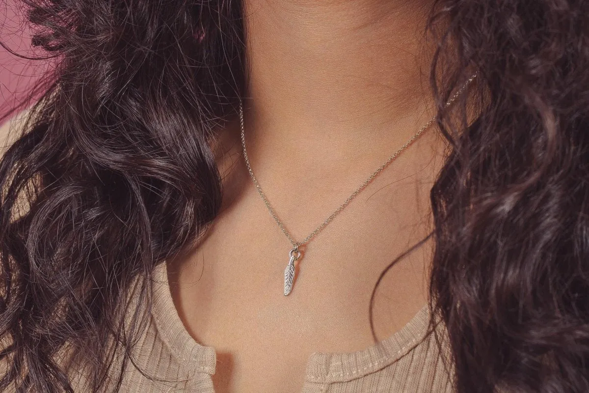 Boho Feather Necklace