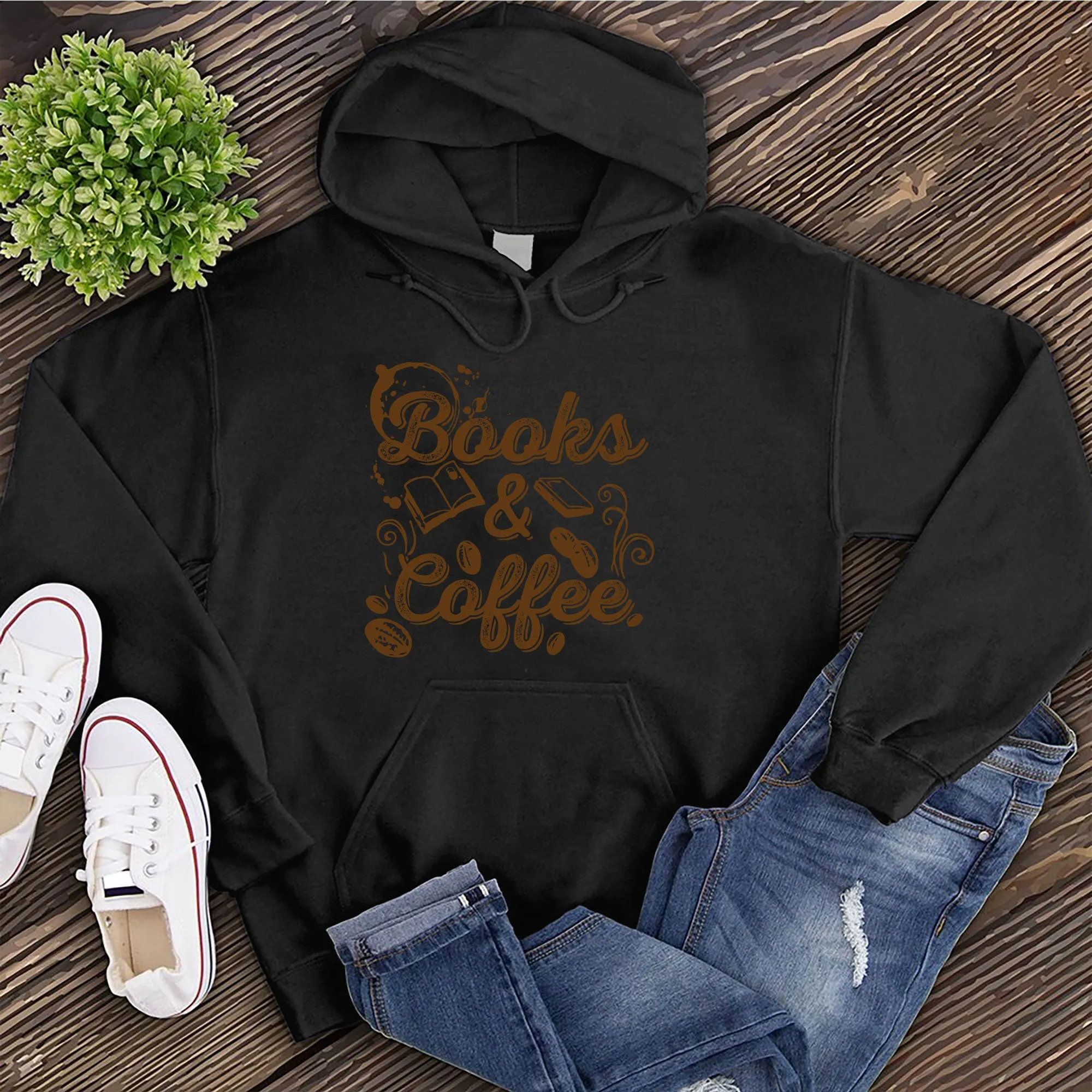 Books & Coffee Hoodie