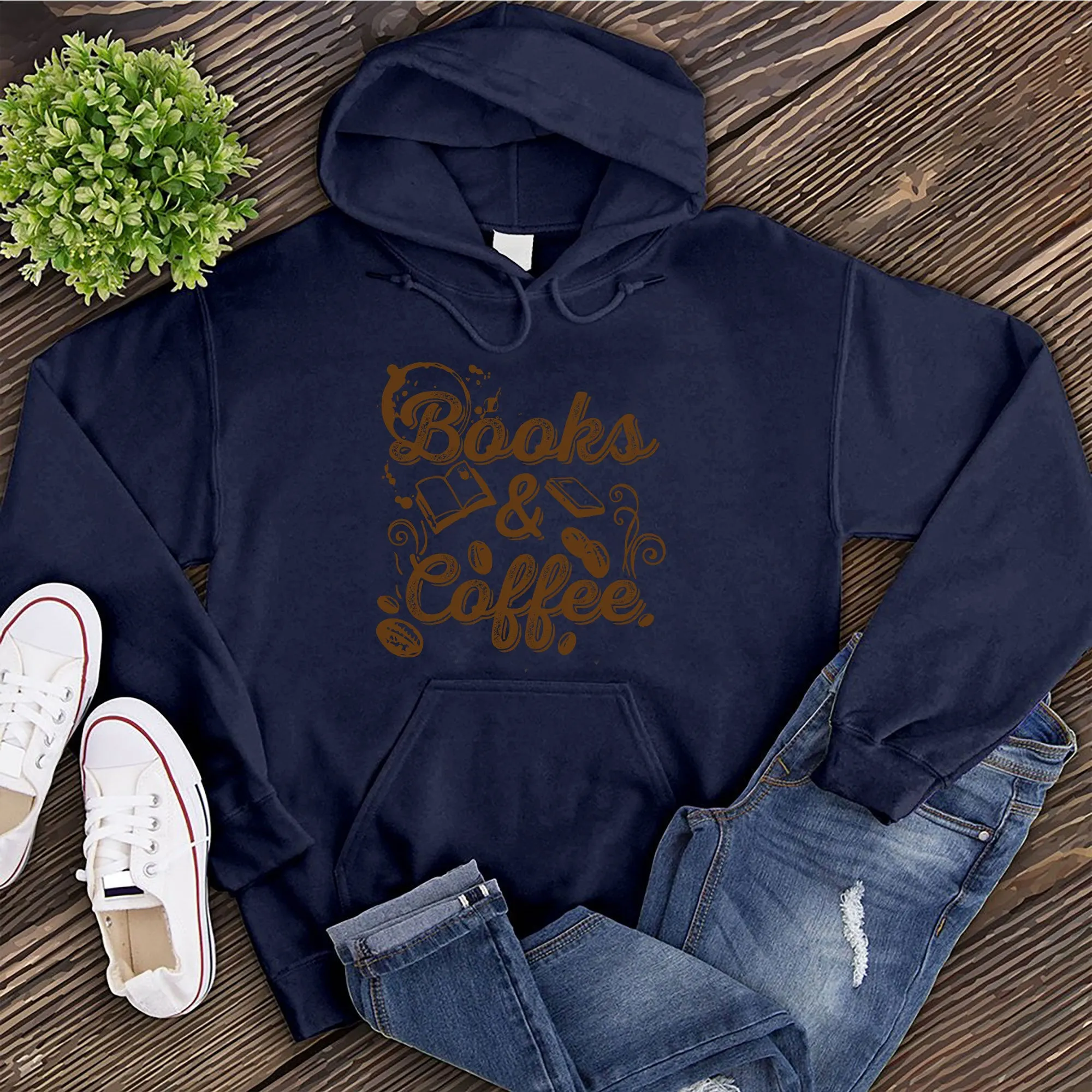 Books & Coffee Hoodie