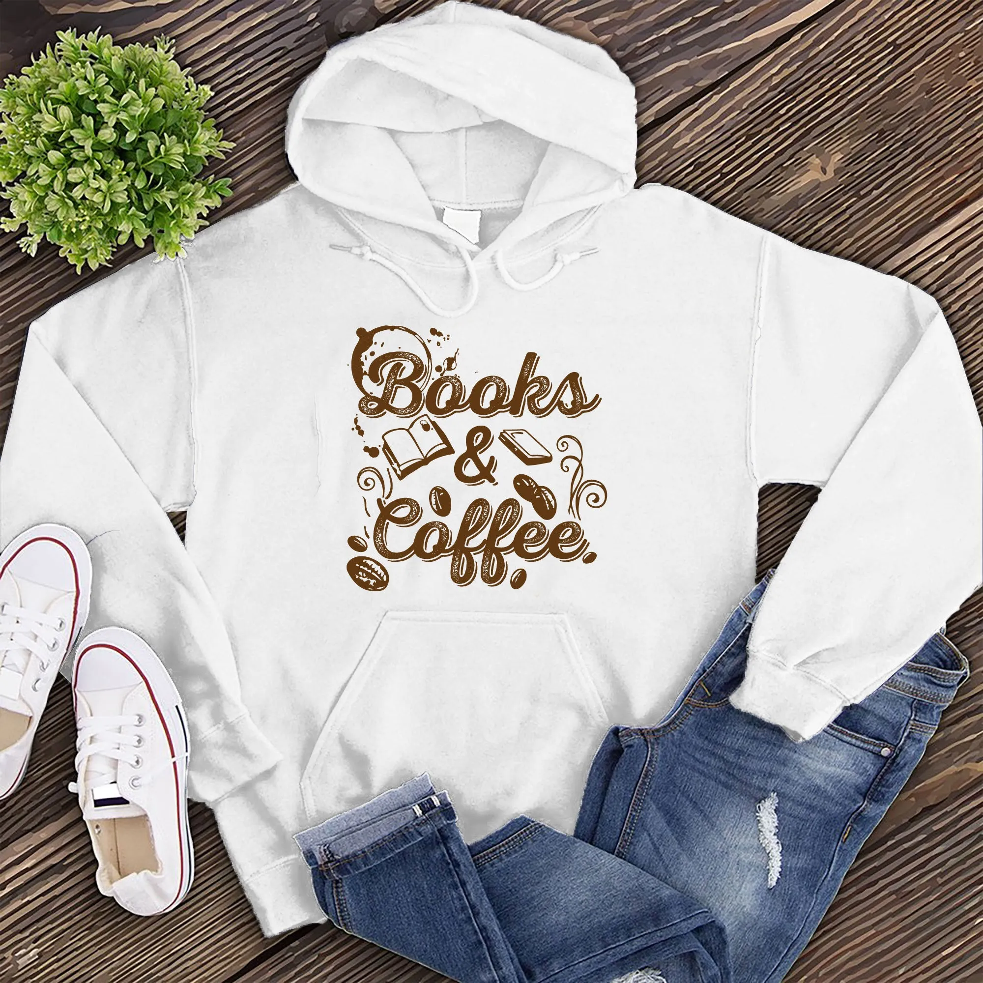 Books & Coffee Hoodie