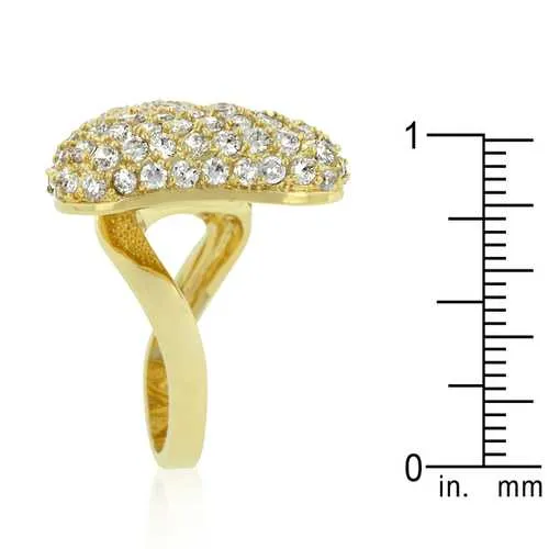 Bow Tie Cubic Zirconia Ring