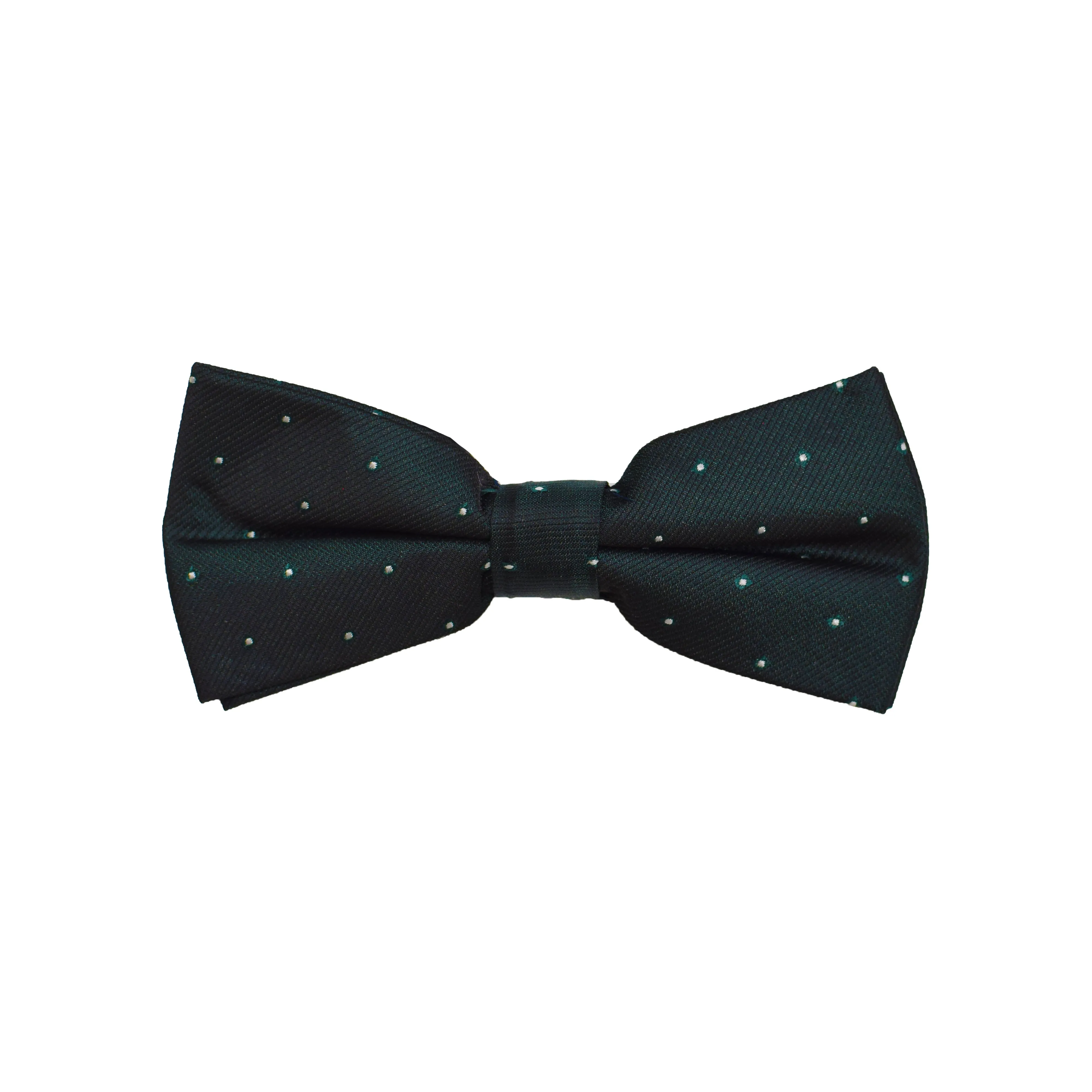 Bow Tie - Emerald Green Micro Polkadot