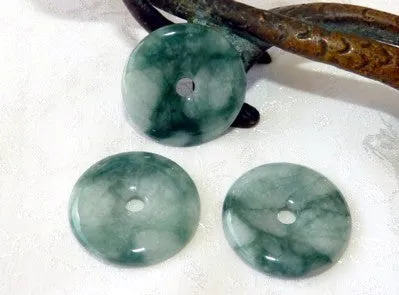 Burmese Jadeite Bi Donut Pendant (BJP-BI-11)