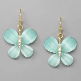 Butterfly Acrylic Drop Earrings