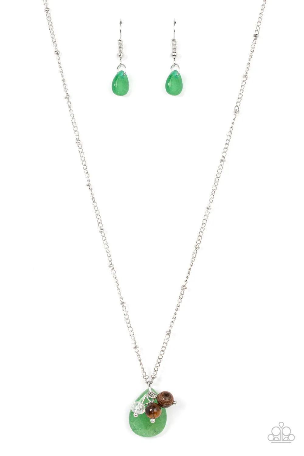 Cherokee Canyon - Green Paparazzi Necklace