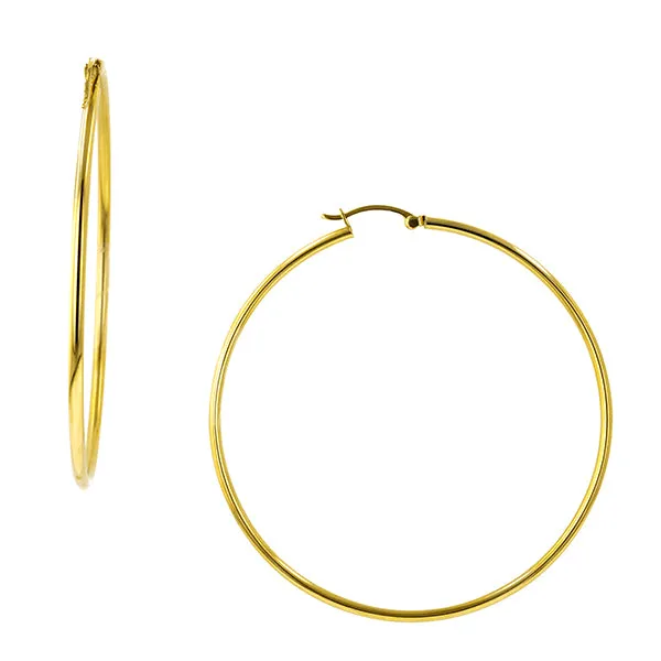 Classic Gold Hoop Earrings