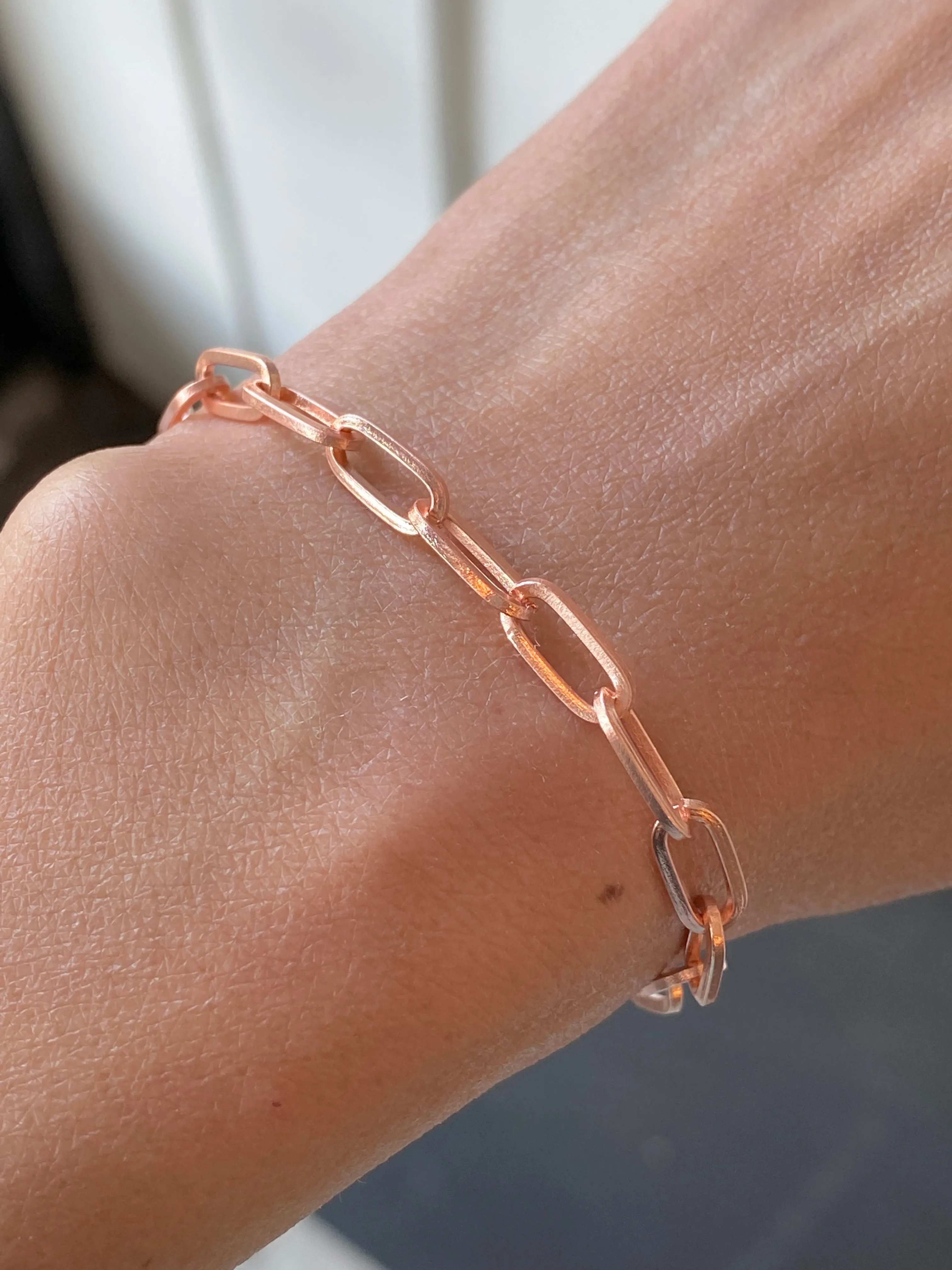 Classic Paperclip Chain Bracelet