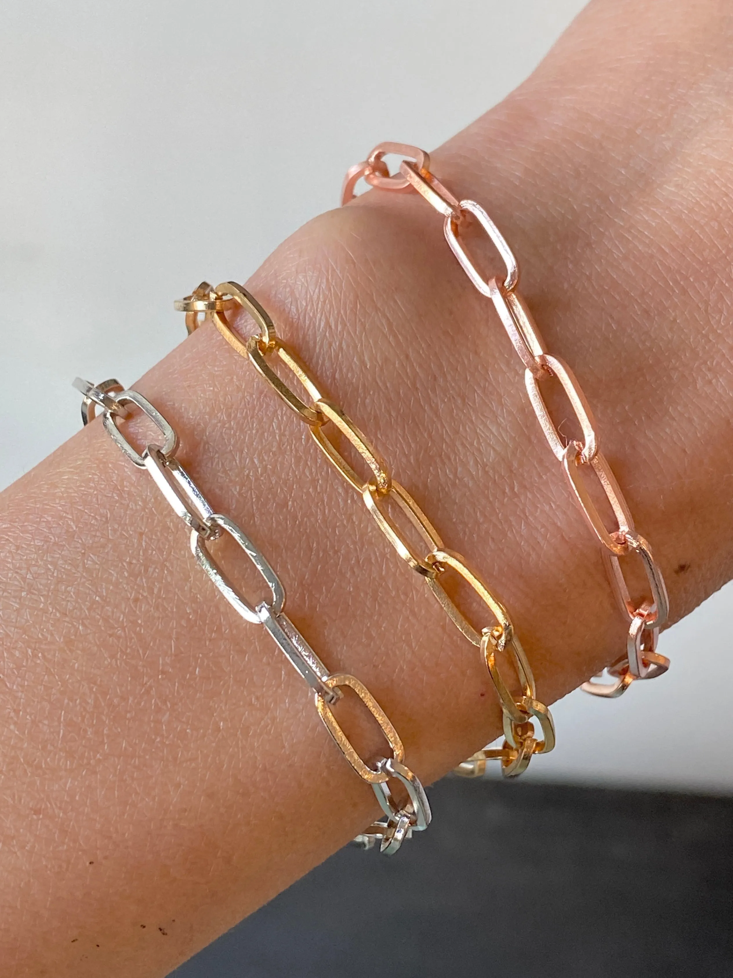 Classic Paperclip Chain Bracelet