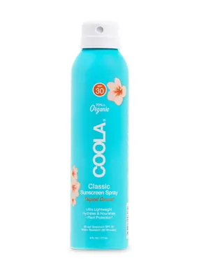 Classic Tropical Coconut Body Spray SPF30 177ML Sunscreen