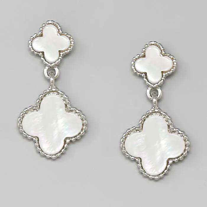 Clover Drop Earrings