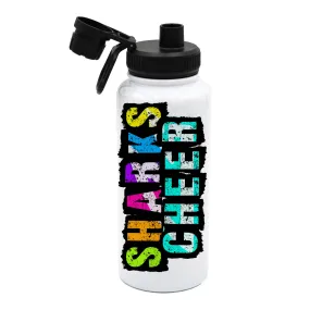 CSS - Rainbow Sharks - 32oz Sport Bottle