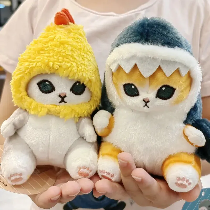 Cute Shark Cat Pendant Doll