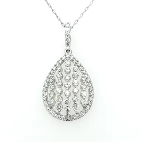 Diamond Teardrop Pendant