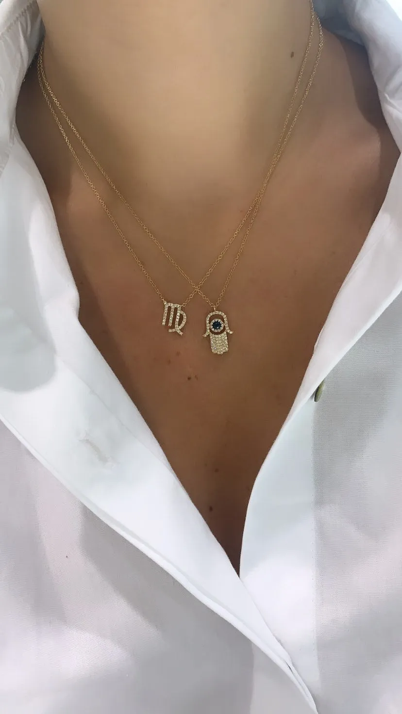 Diamond Zodiac Necklace