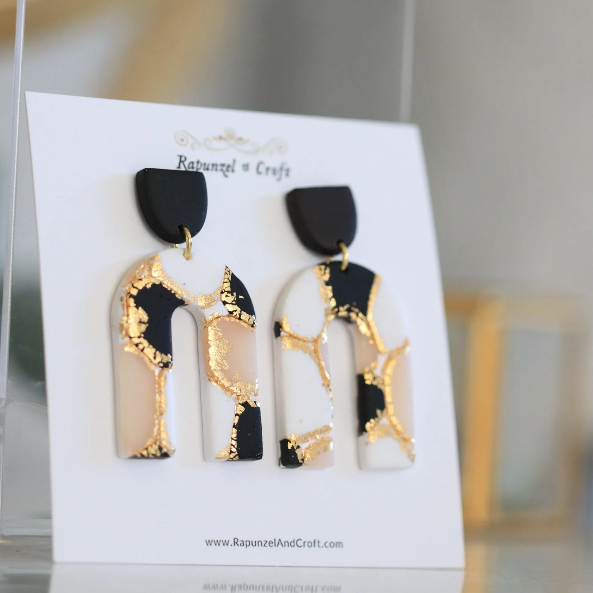 ELENA arch dangle earrings