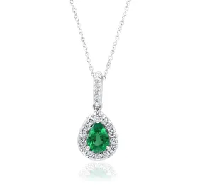 Emerald and Diamond Necklace