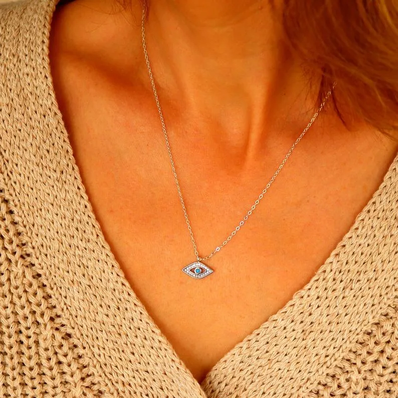 Evil Eye Necklace - Protection Gift