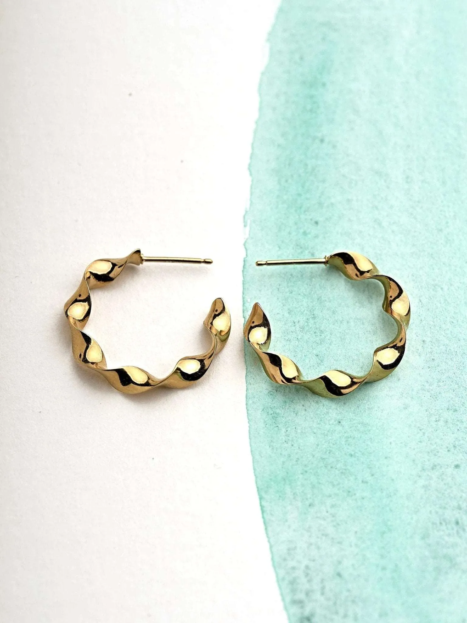 Gene Hoop Earrings