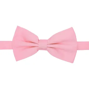 Gia Pink Satin Adjustable Bowtie