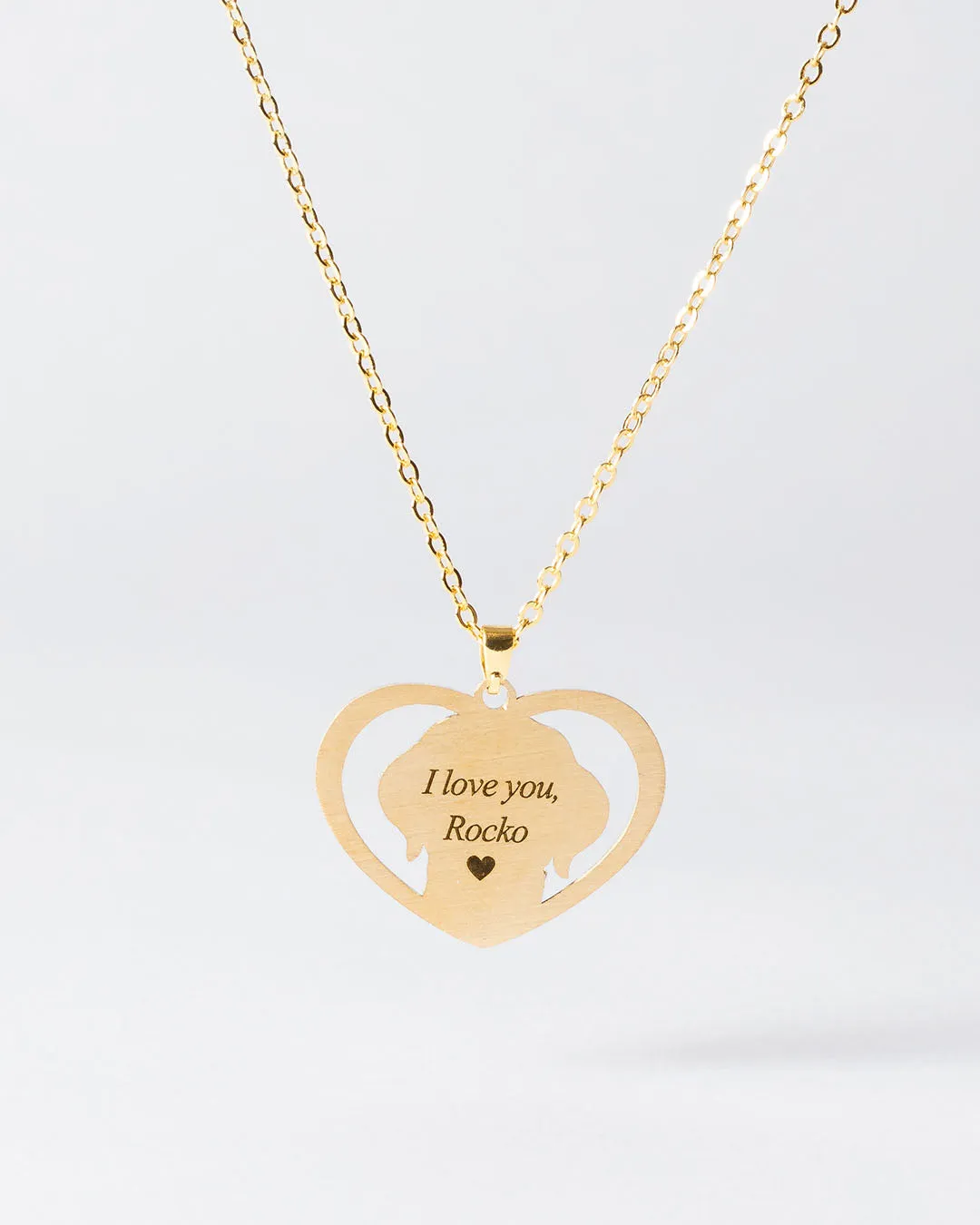 Halo Heart Necklace