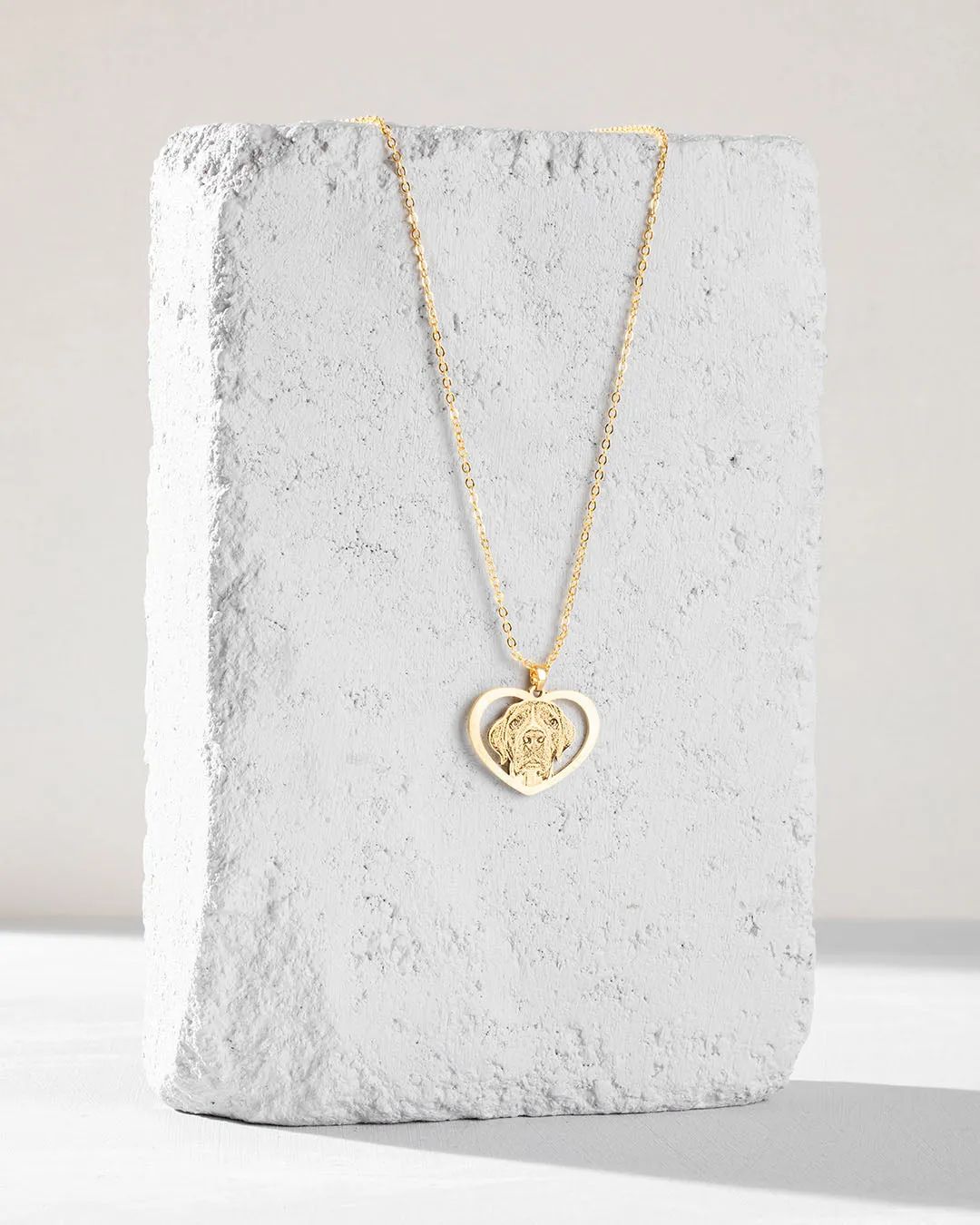 Halo Heart Necklace