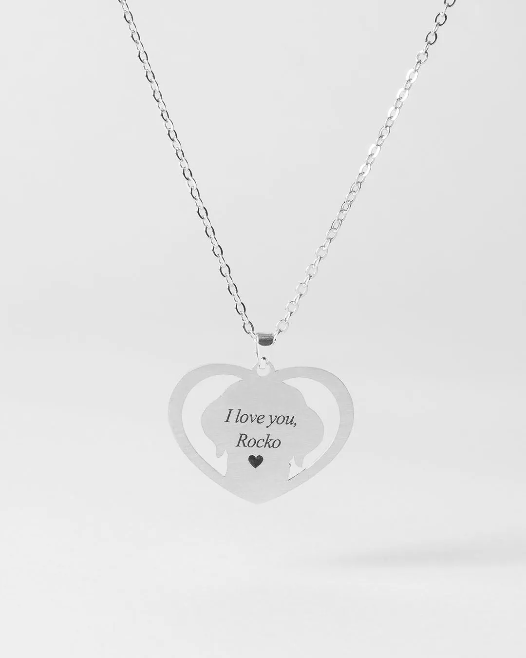 Halo Heart Necklace