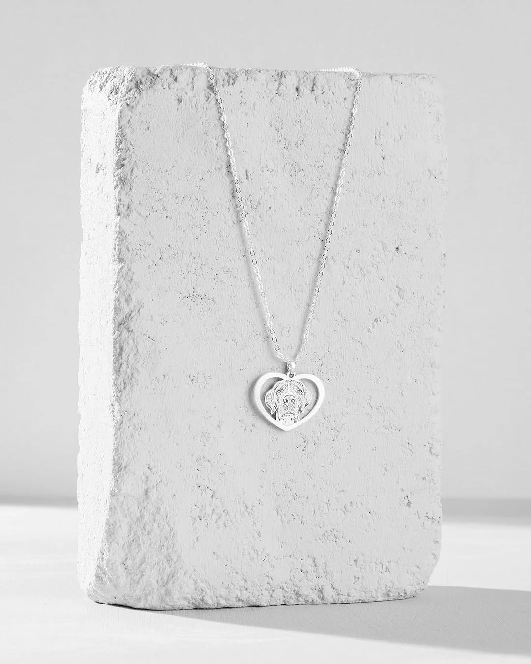 Halo Heart Necklace