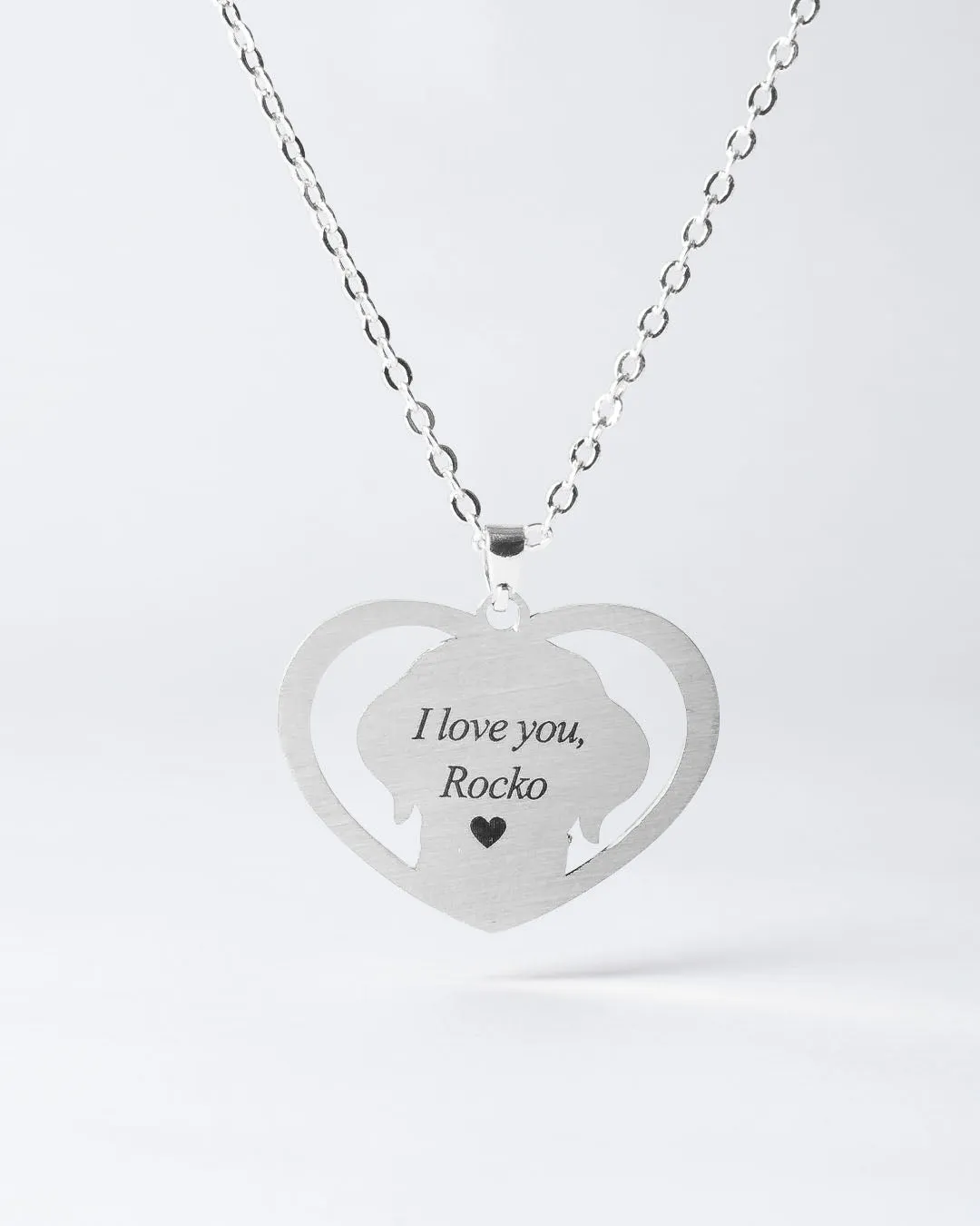 Halo Heart Necklace