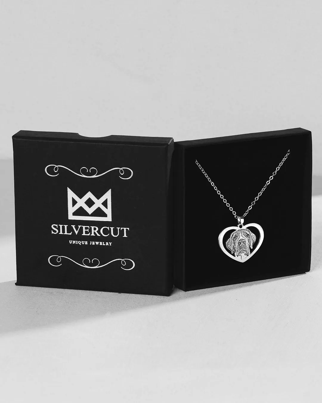 Halo Heart Necklace