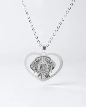 Halo Heart Necklace