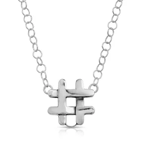 Hashtag Chain Pendant