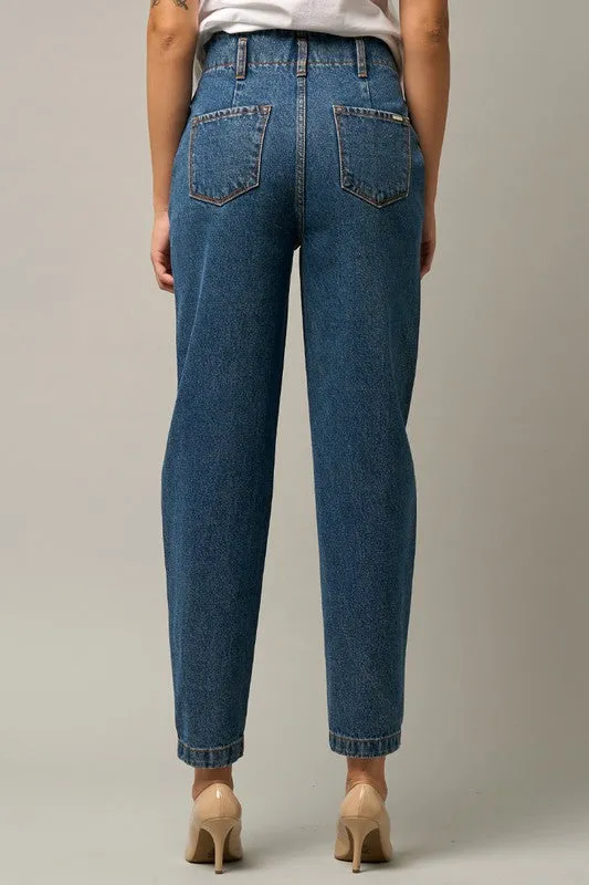 HIGH RISE BALLOON JEANS