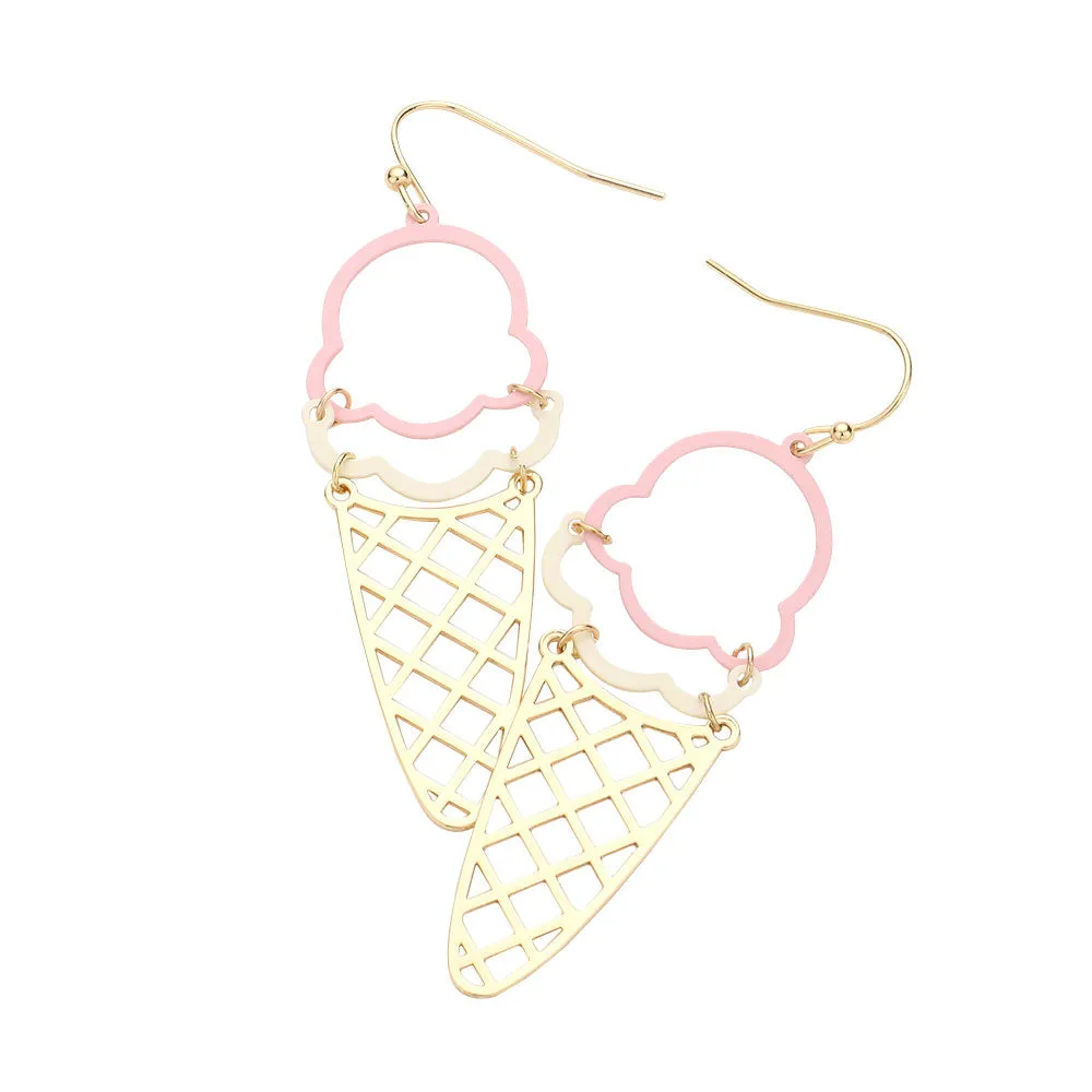 Ice Cream Dangle Earrings