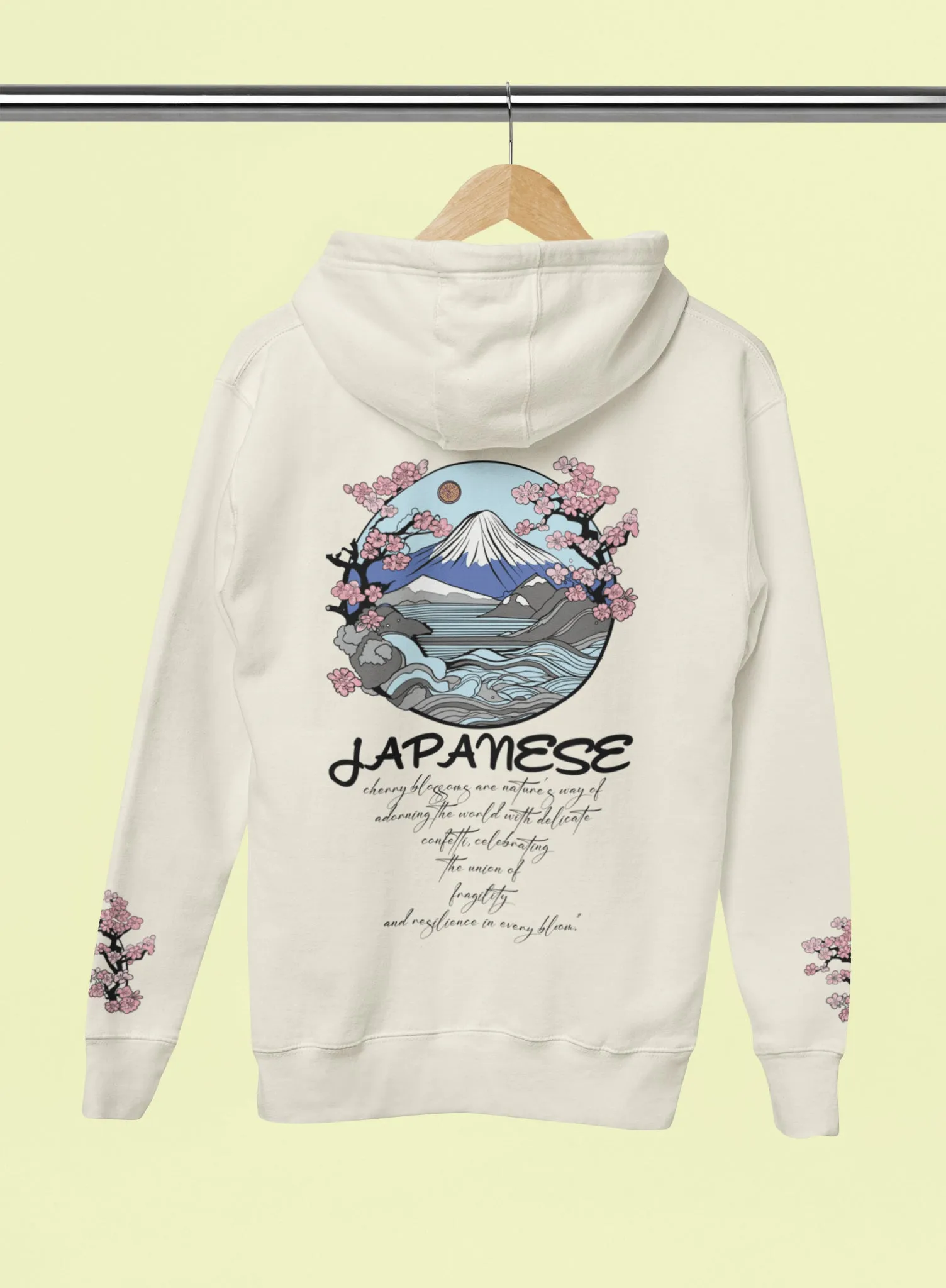 Japanese Cherry Blossoms Hoodie