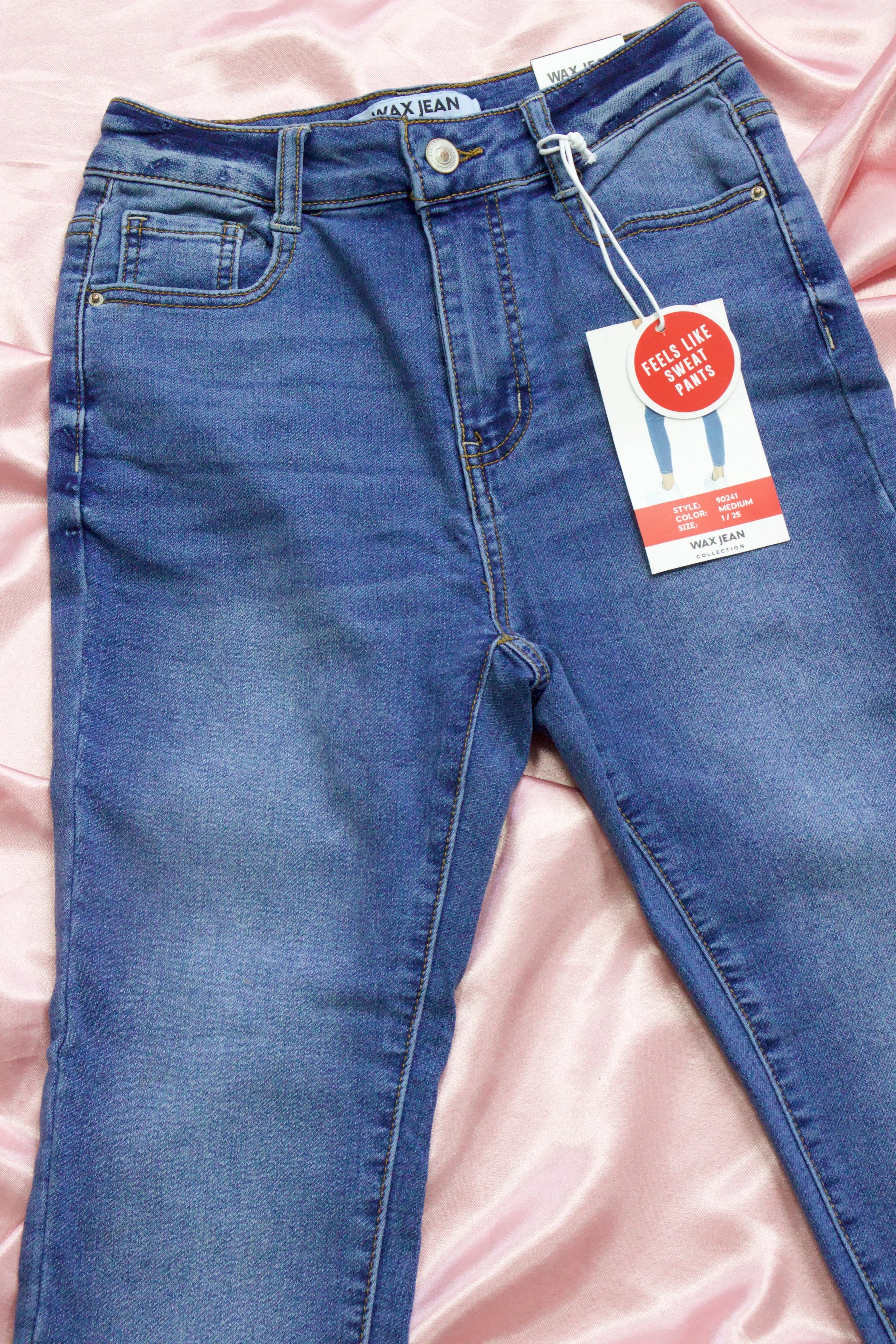 JEANS ESTILO SKINNY LISOS 90241